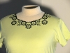 Embroidered neckline